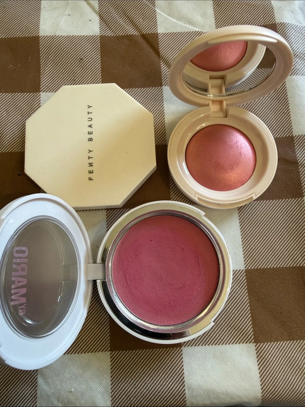 Rare Beauty/ Fenty/Makeup by Mario blush set